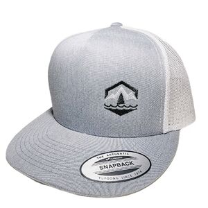 Mountain Forest Sea Flat Bill Snapback Adjustable Direct Embroidere…